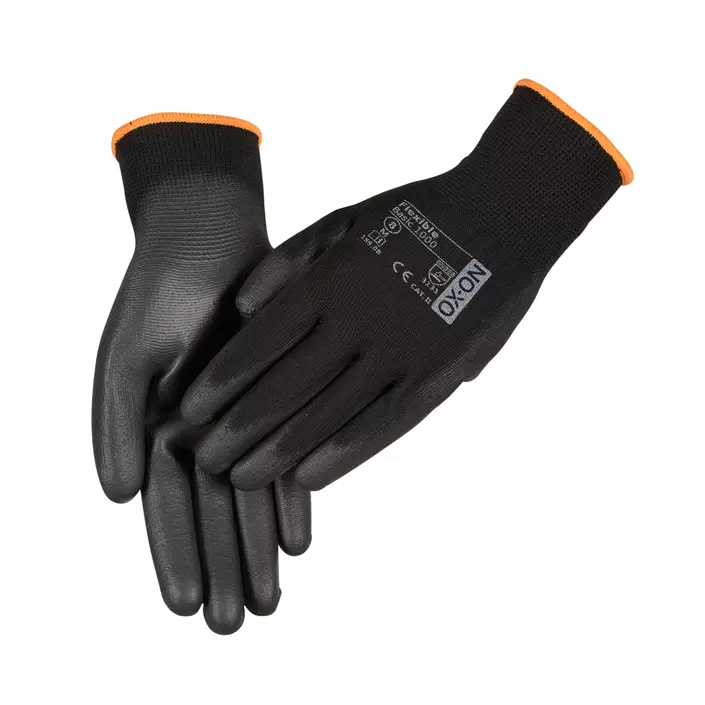 OX-ON Flexible Basic 1000 work gloves, Black, large image number 1