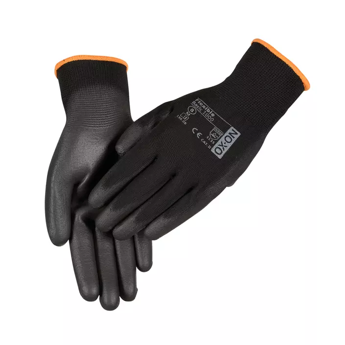 OX-ON Flexible Basic 1000 work gloves, Black, large image number 1