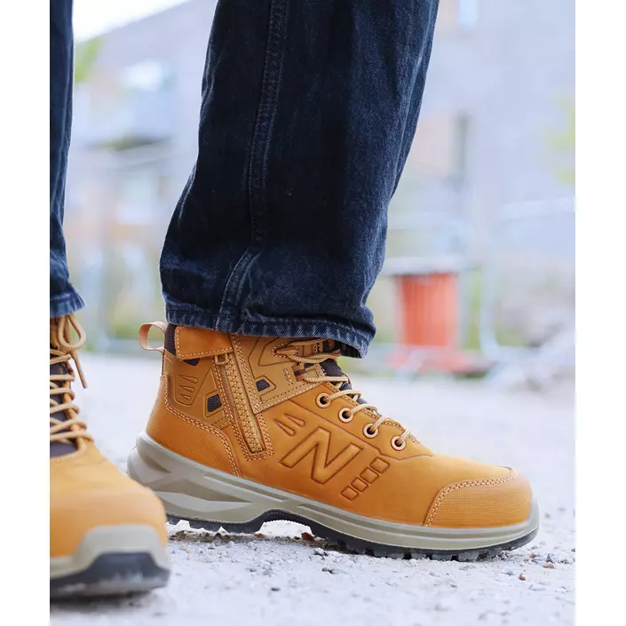 New Balance Calibre Wheat skyddsstövlar S3, Brun, large image number 8