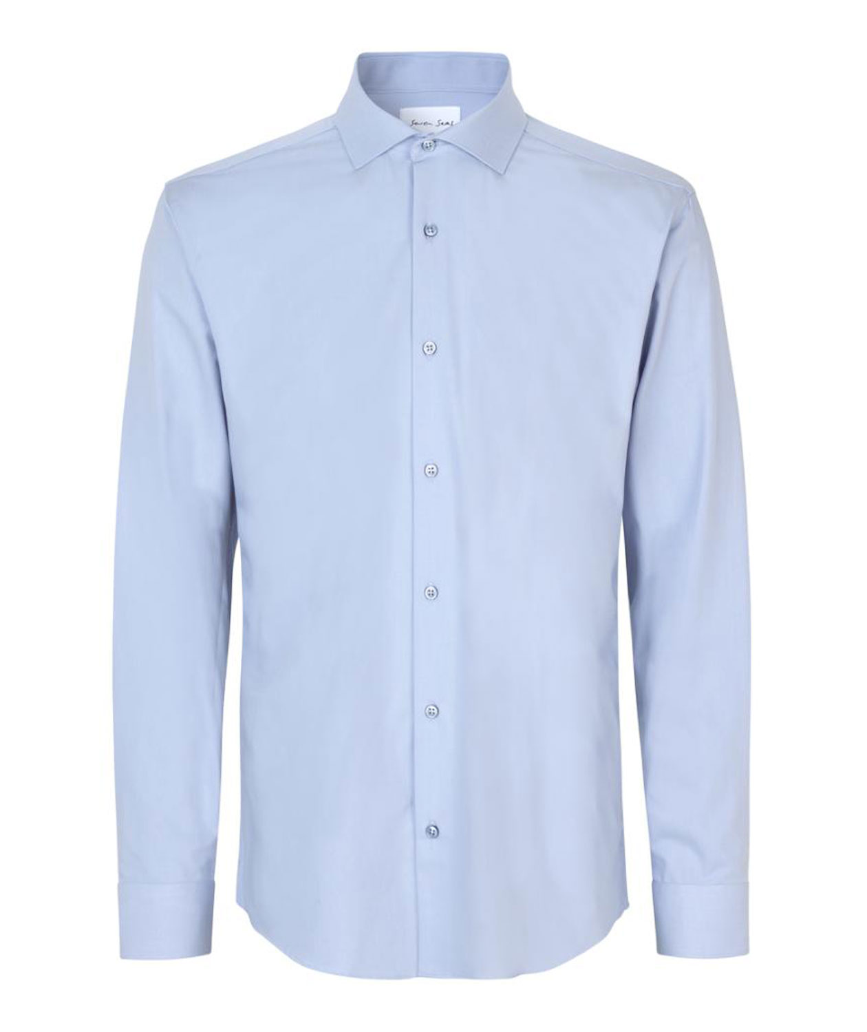 Seven Seas hybrid Modern fit shirt, Light Blue, Light Blue, swatch