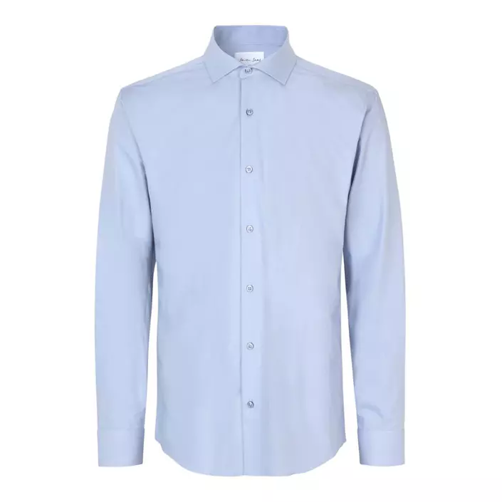 Seven Seas hybrid Modern fit skjorte, Lys Blå, large image number 0