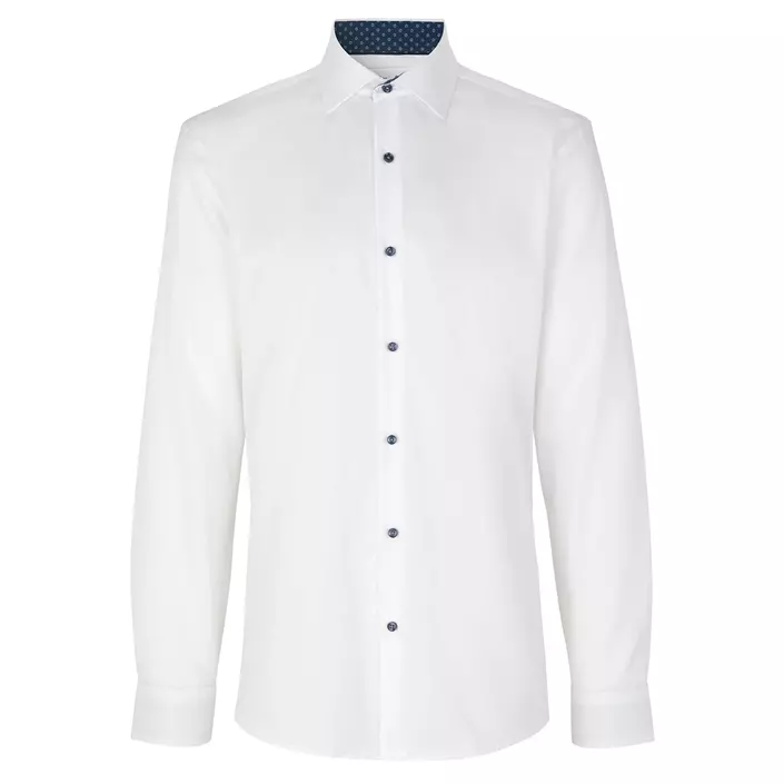Seven Seas Fine Twill Virginia Modern fit skjorte, Hvid, large image number 0