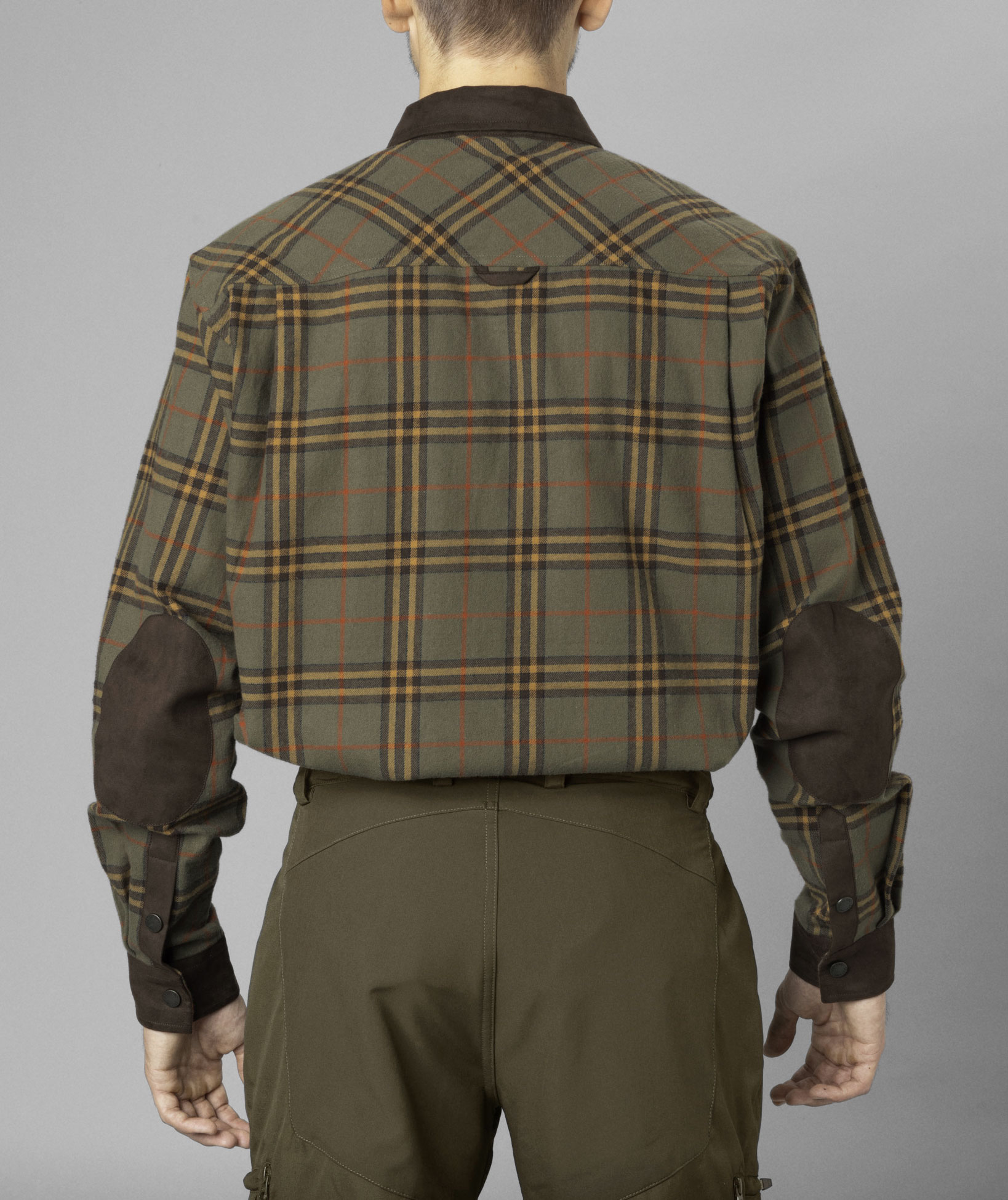 Seeland Banff skogsarbetare skjorta, Grape leaf/Terracotta check, large image number 5