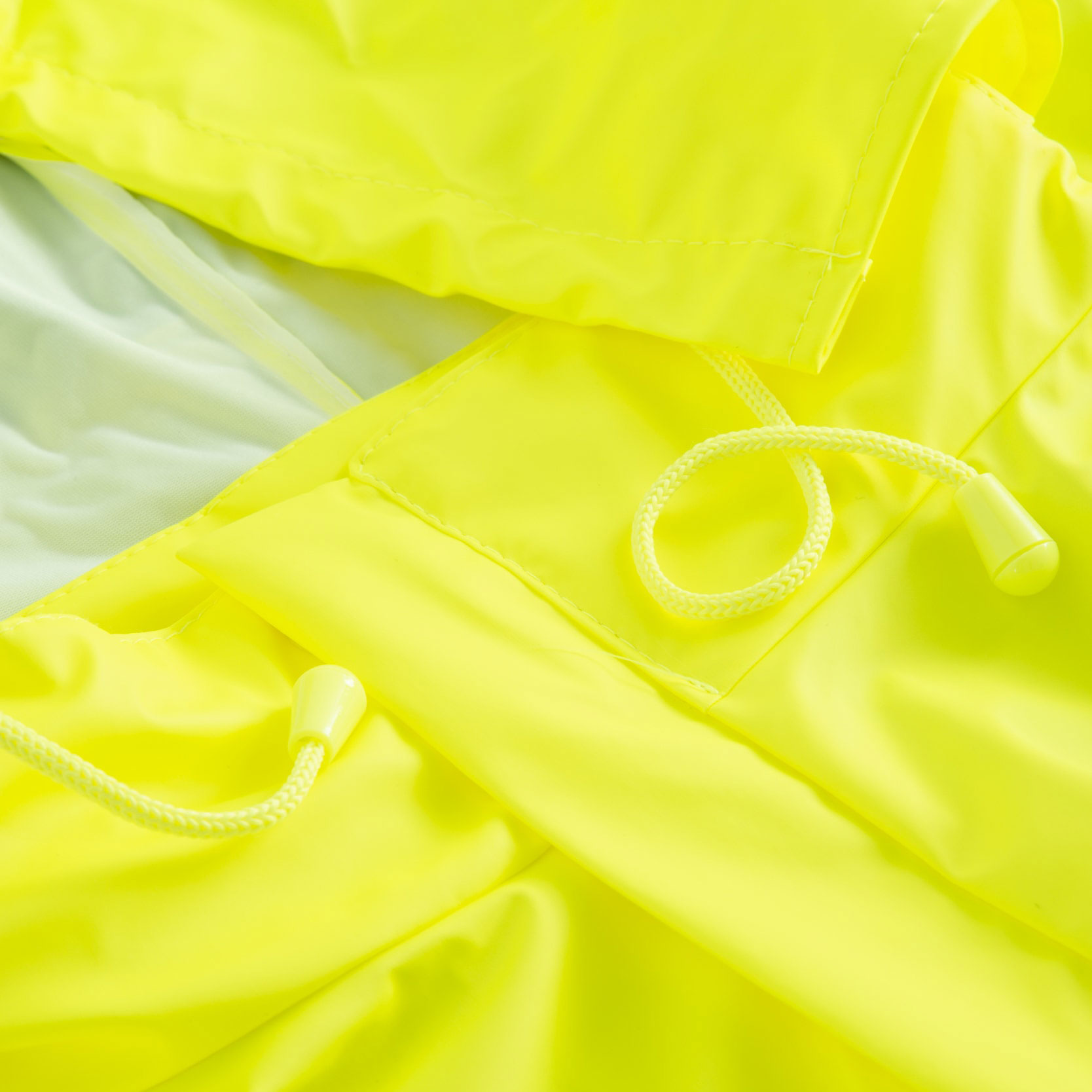 Lyngs&oslash;e PU rain jacket, Hi-vis Yellow/Marine, large image number 1