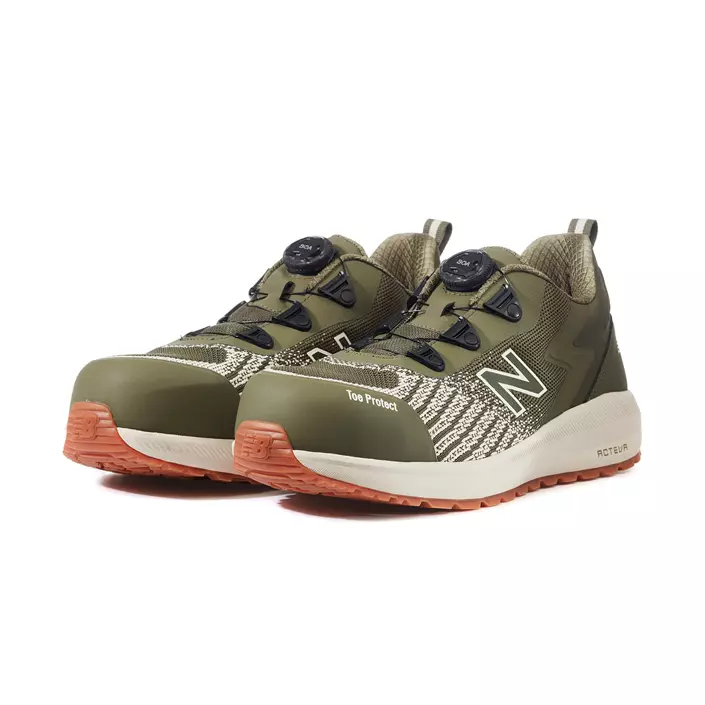 New Balance Speedware skyddsskor S1, Olive, large image number 2