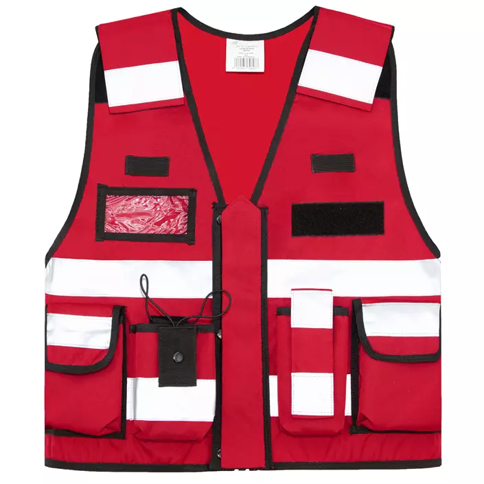 Korntex Tactical arbetsväst, Red, large image number 0