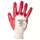Kramp 3.001 PVC Arbeitshandschuhe, Rot, Rot, swatch