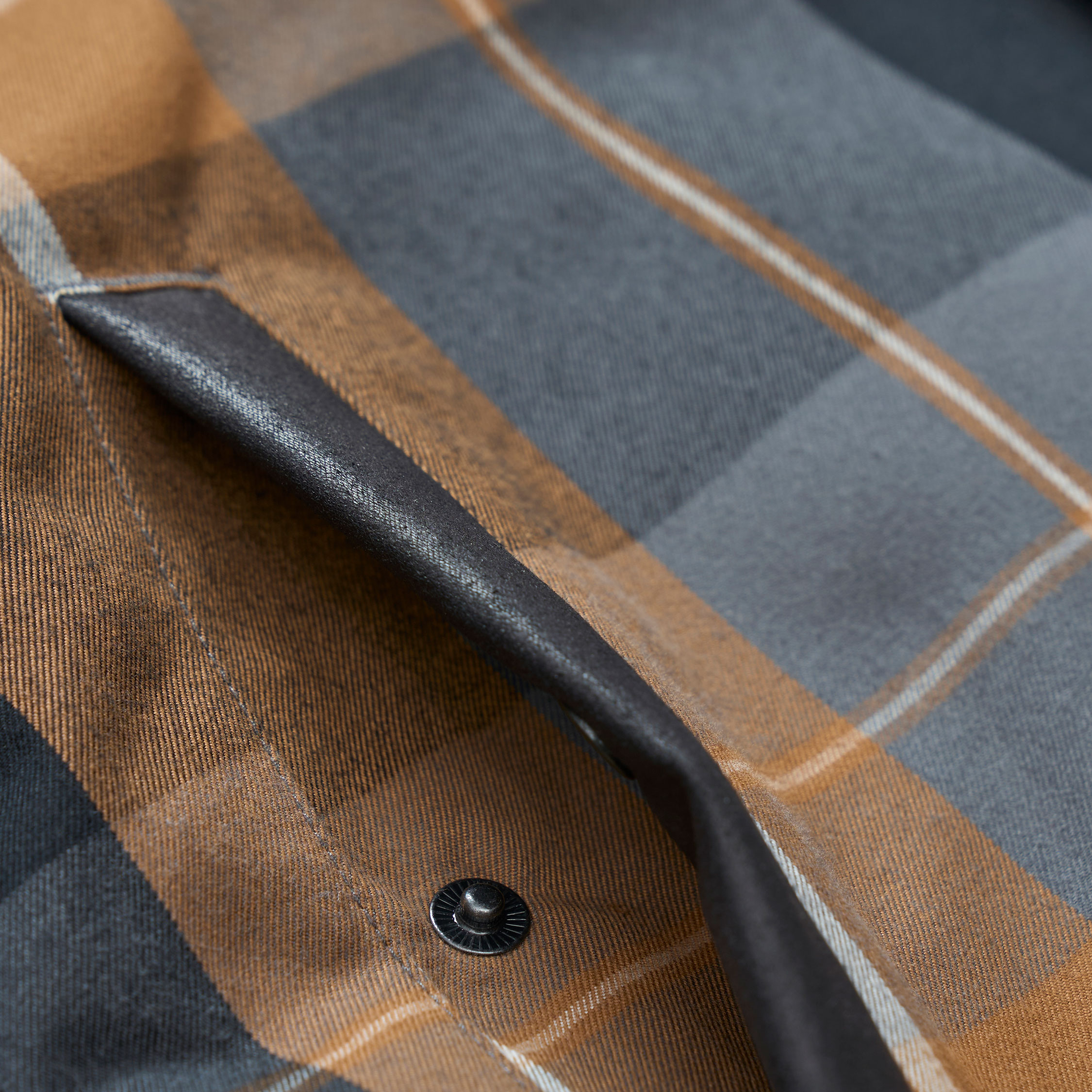 Mascot Customized flannel skjortejakke, N&oslash;ddebrun, large image number 8