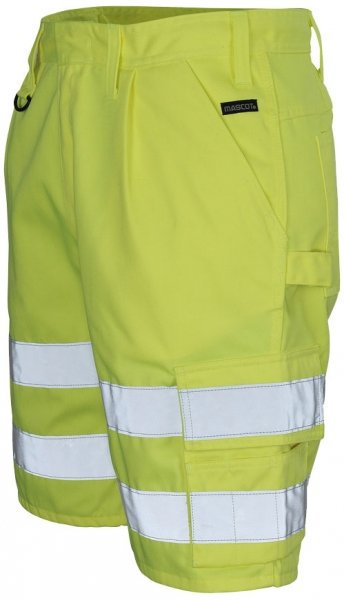 Mascot Safe Classic Pisa arbejdsshorts, Hi-Vis&nbsp;Gul, large image number 2