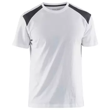 Blåkläder Unite T-shirt, White/dark grey