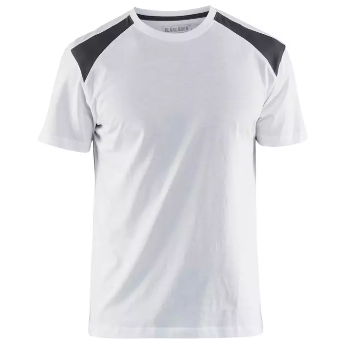 Blåkläder Unite T-shirt, White/dark grey, large image number 0