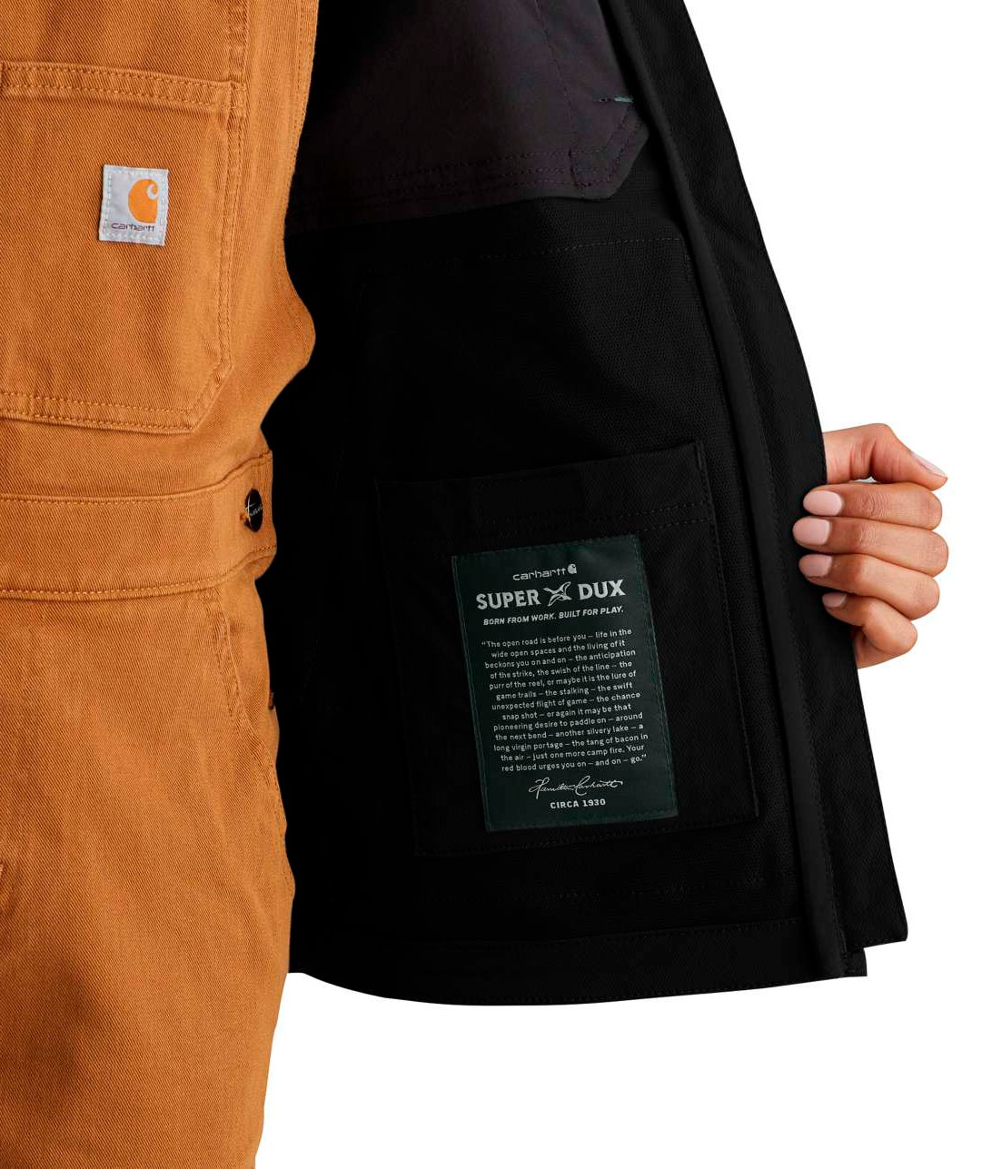 Carhartt Super Dux damejakke, Sort, large image number 3