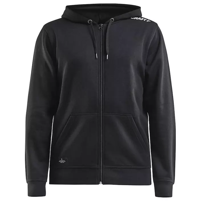 Craft Community FZ hoodie med blixtlås, Black, large image number 0