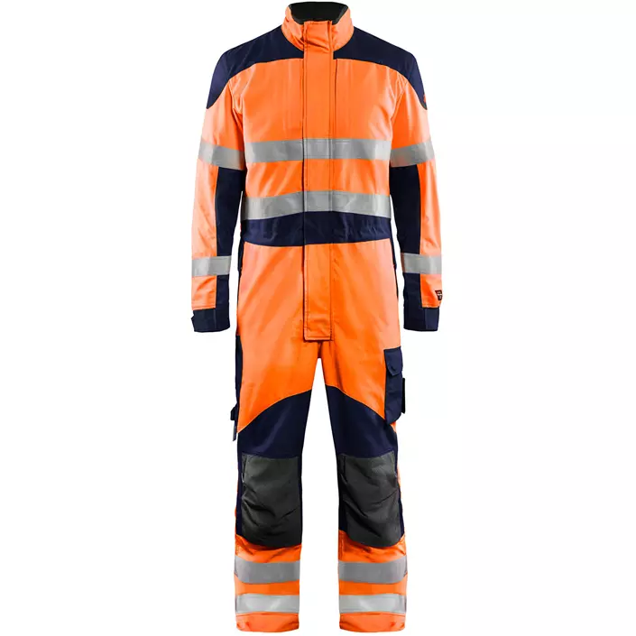 Blåkläder Multinorm Overall, Hi-vis Orange/Marine, large image number 0