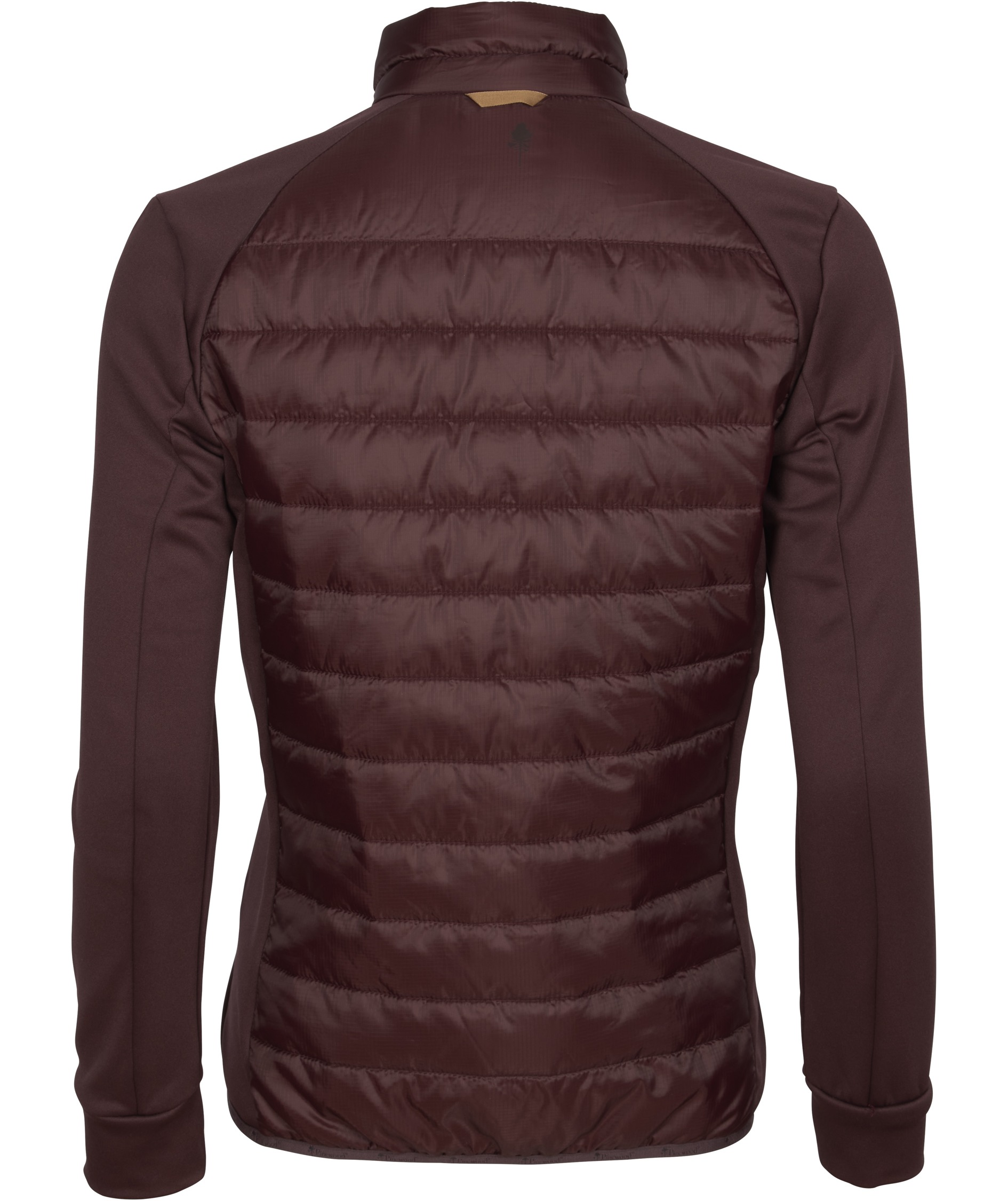 Pinewood&nbsp;Finnveden Hybrid dame power fleecejakke, Earth Plum, large image number 2