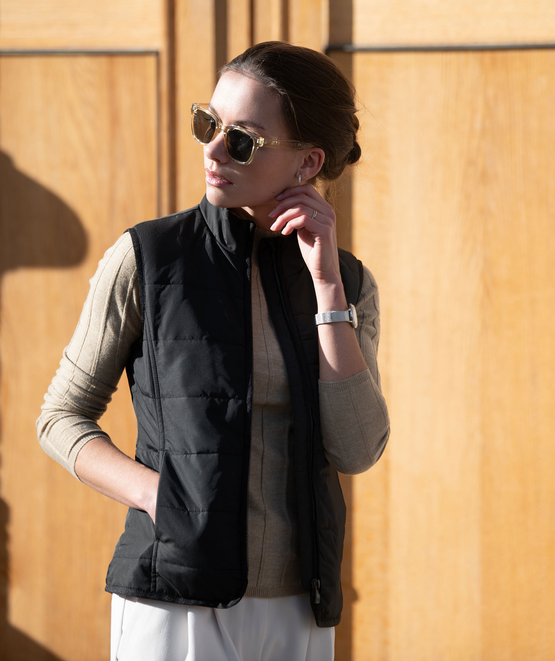 Nimbus Hudson women's quilted vest, Black, Black, large image number 6