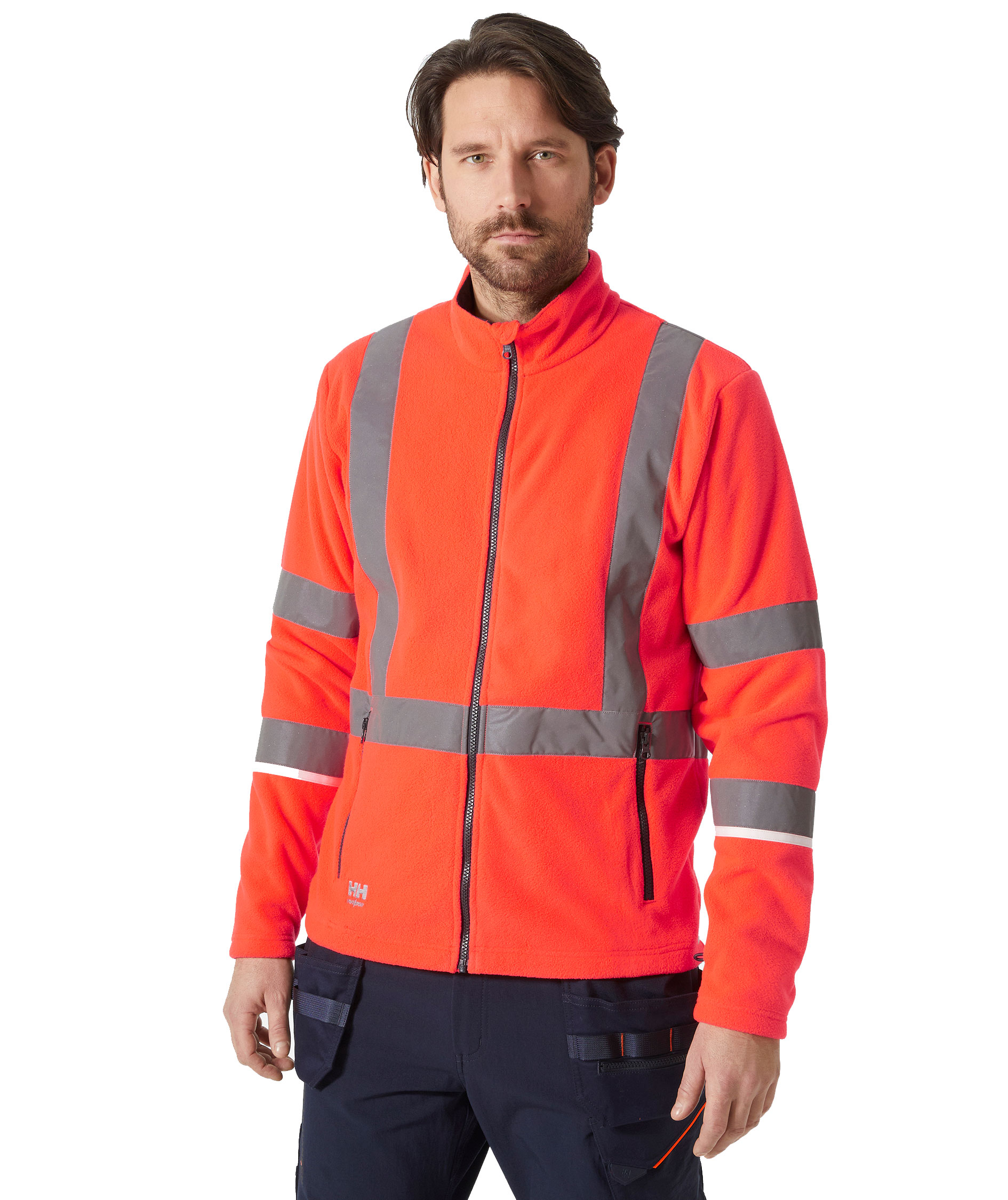 Helly Hansen UC-ME fleecejacka, Varsel R&ouml;d