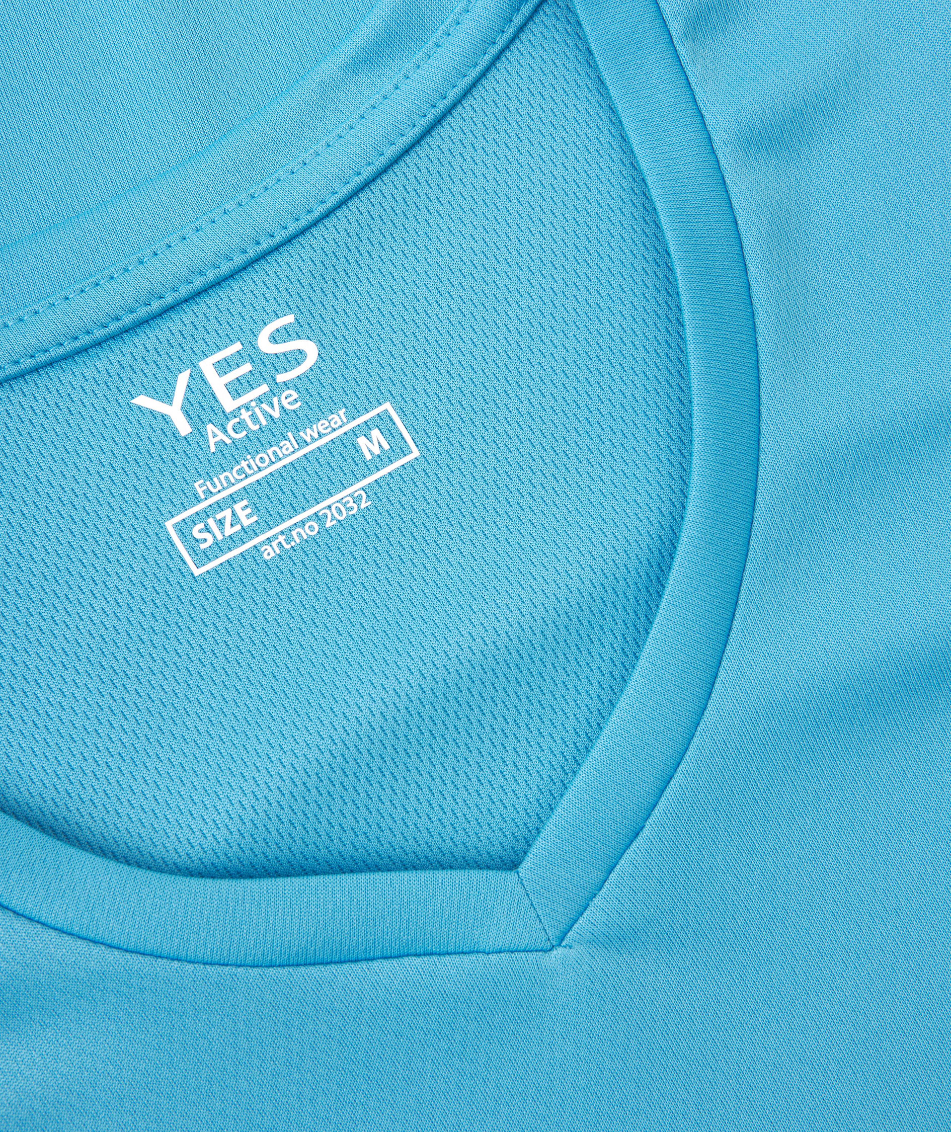 ID Yes Active women's T-shirt, Cyan, large image number 4