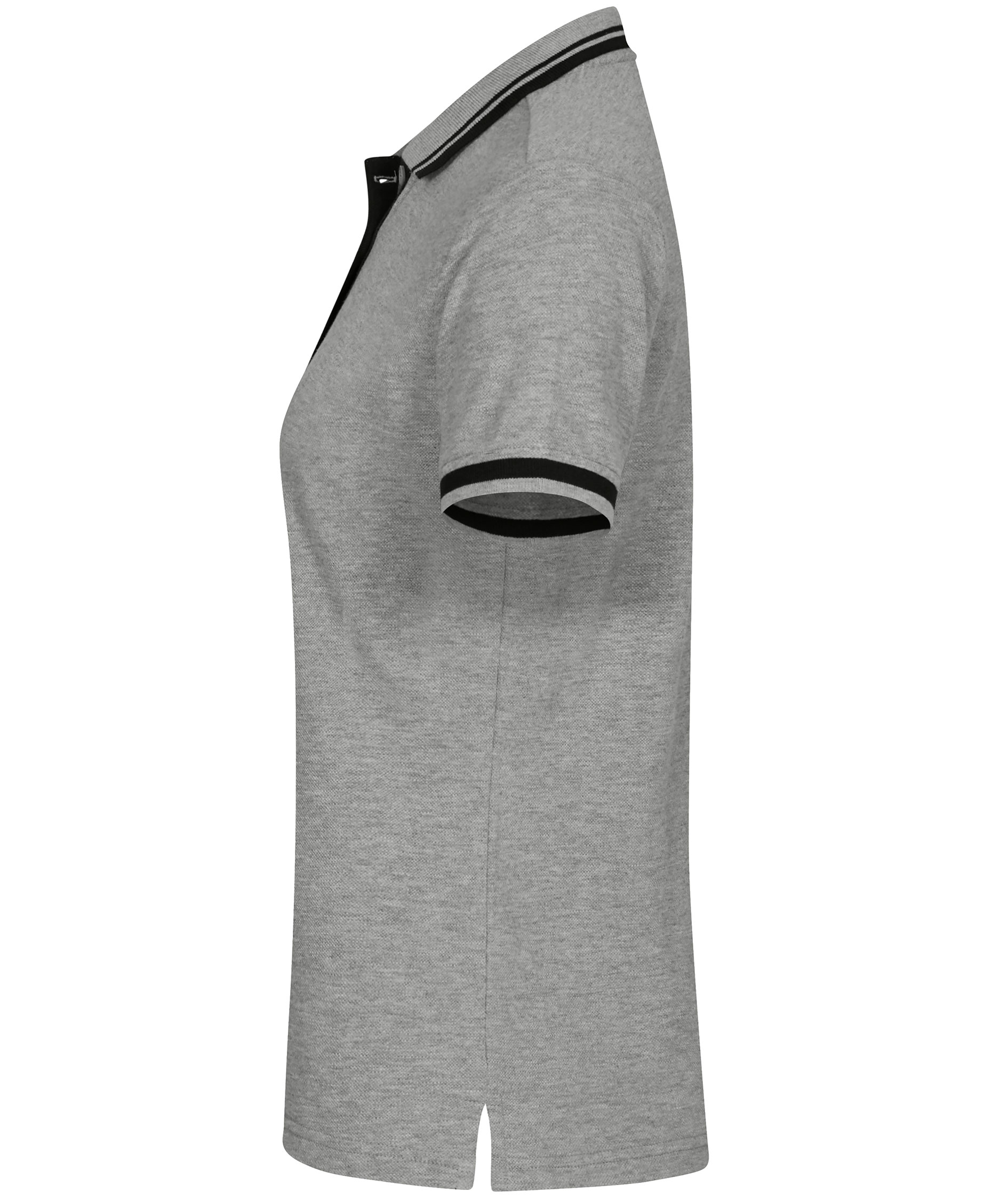 Clique Astoria dame Polo T-shirt, Grey melange , large image number 3