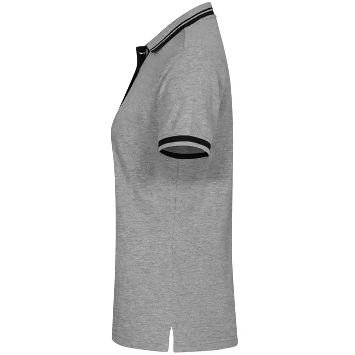 Clique Astoria women's polo shirt, Grey melange, large image number 3