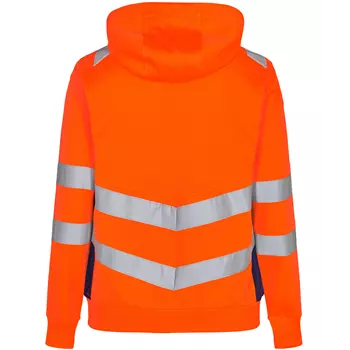Engel Safety Damen Kapuzensweatshirt, Orange/Blue Ink