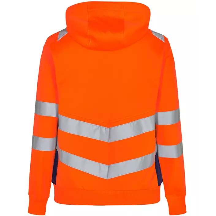 Engel Safety dame hættetrøje, Orange/Blue Ink, large image number 1