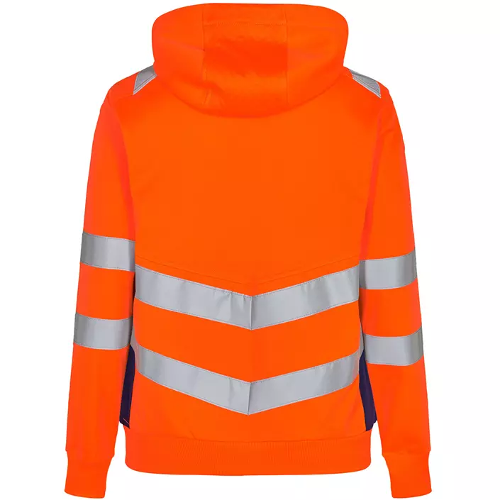 Engel Safety Damen Kapuzensweatshirt, Orange/Blue Ink, large image number 1