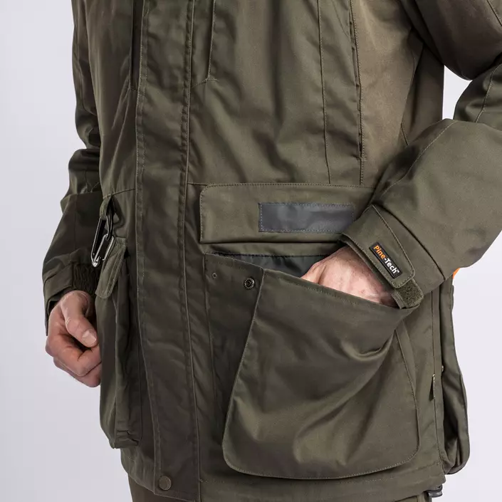 Pinewood Dog Sports Trainer Extreme jakke, Moss green, large image number 5