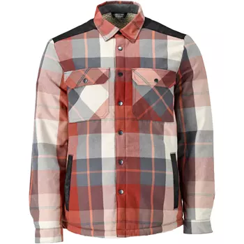 Mascot Customized flannel shirt jacket, Autumn red