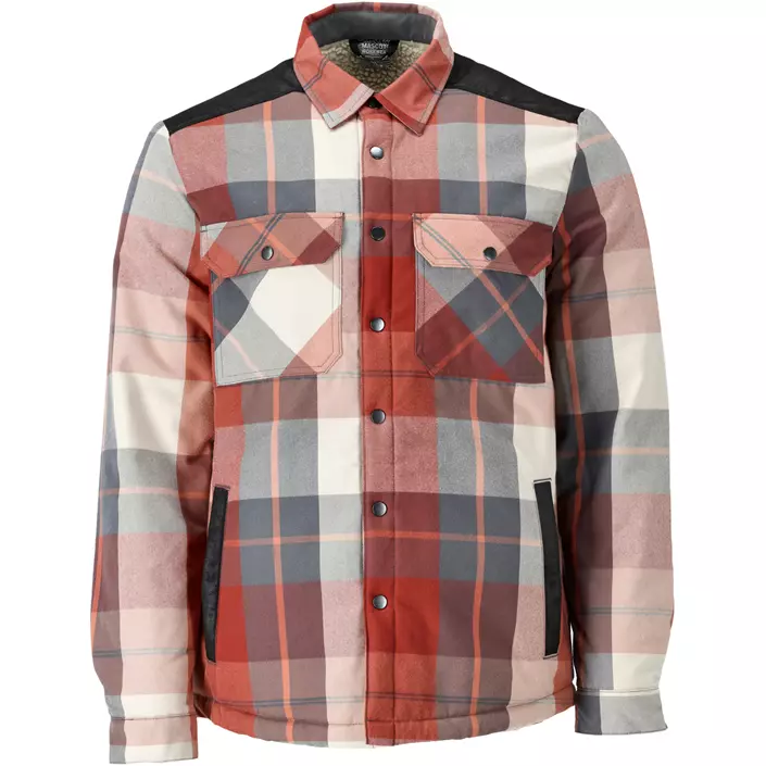 Mascot Customized flannel shirt jacket, Autumn red, large image number 0
