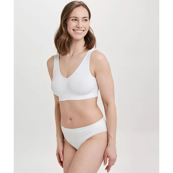 Decoy Microfiber bra, White, large image number 1