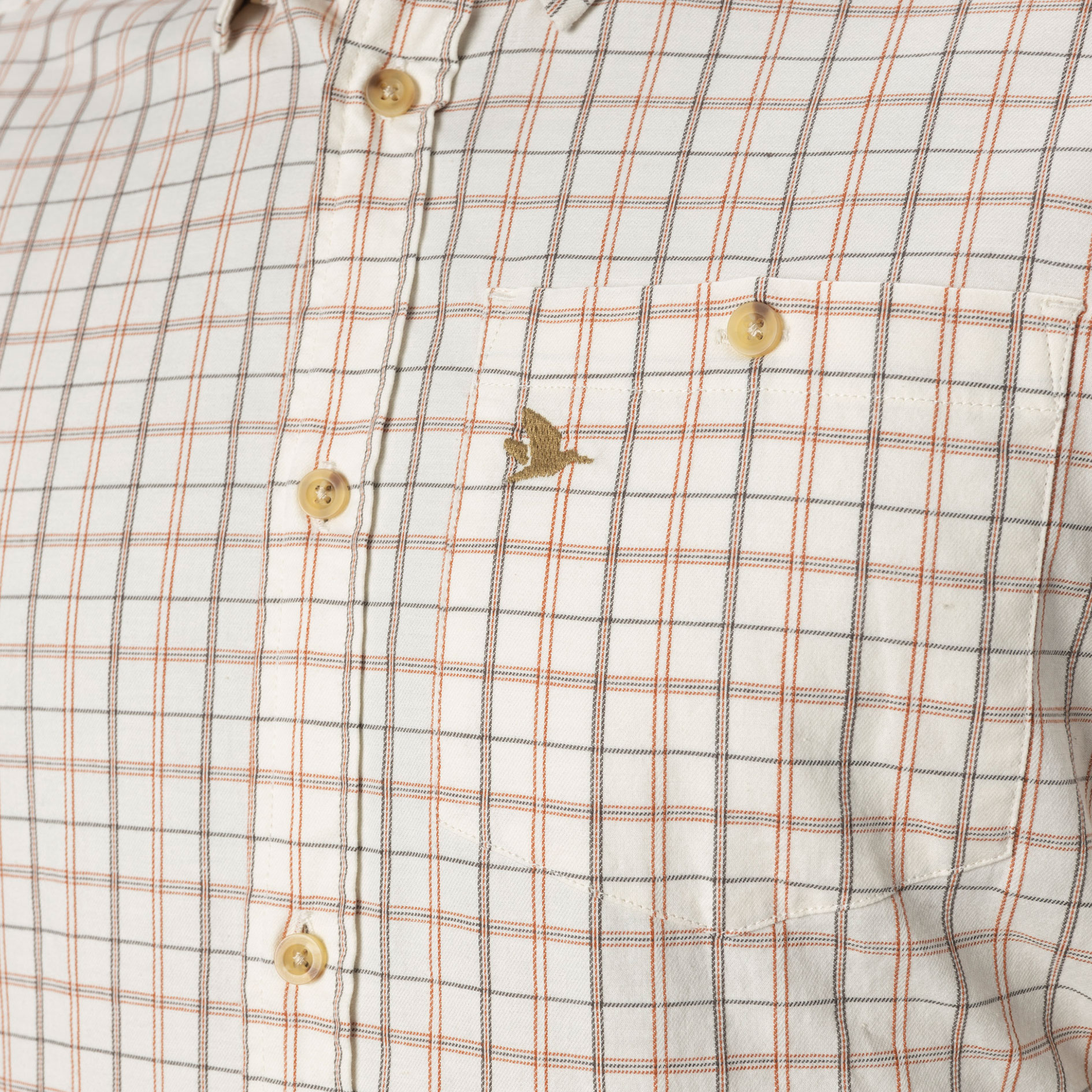 Seeland Shooting comfort fit shirt, Gold Flame Check, large image number 3