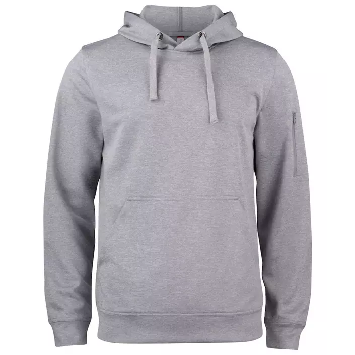 Clique Basic Active  hoodie, Grey Melange, large image number 0