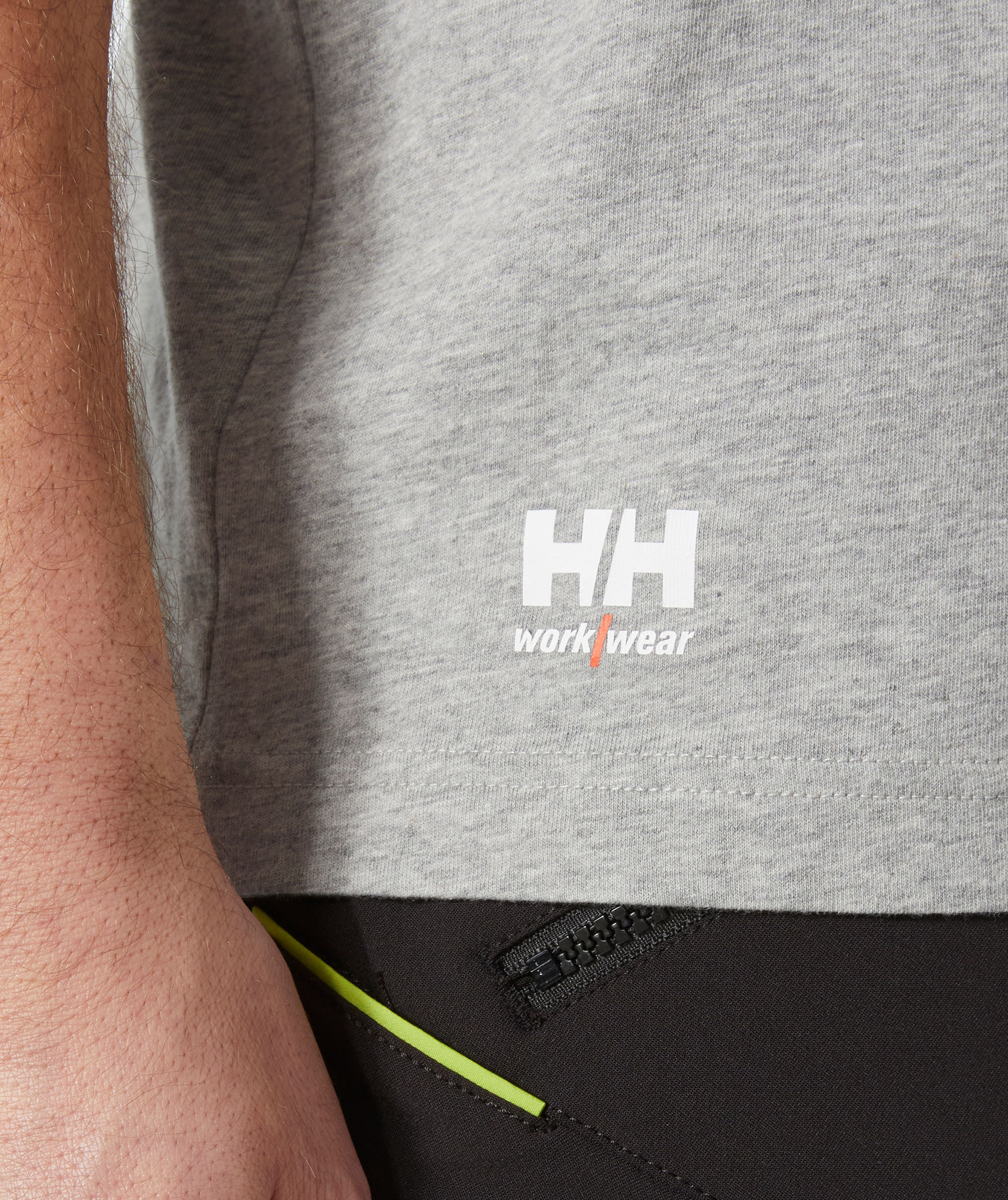 Helly Hansen Classic T-shirt, Grey melange, large image number 4