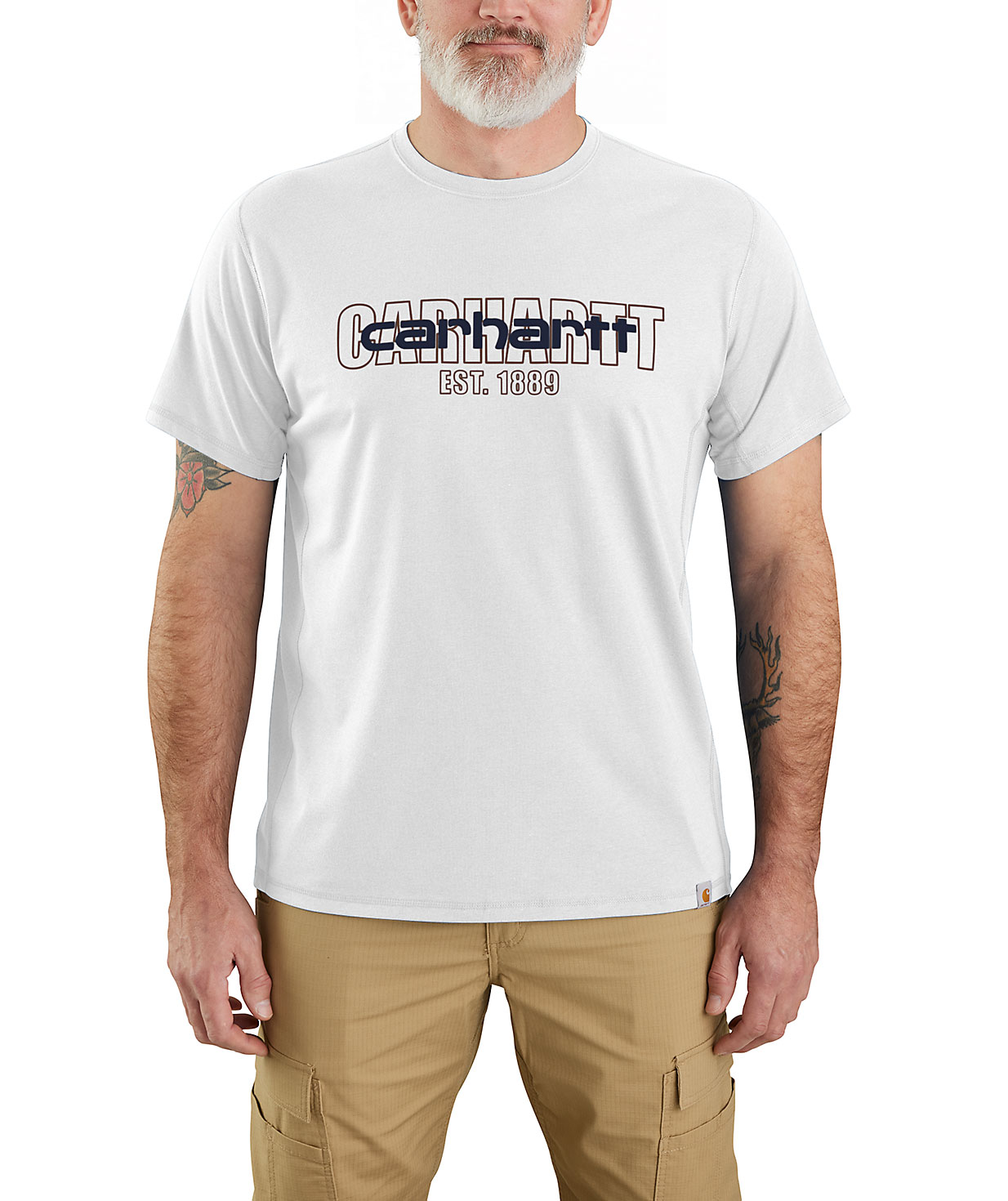 Carhartt Force Logo Graphic T-shirt, Malt