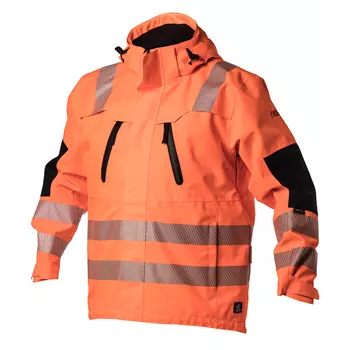 Viking Rubber Evosafe shell jacket, Hi-Vis Orange/Black
