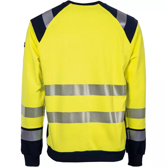 Tranemo FR Sweatshirt, Hi-Vis gelb/marine, large image number 1