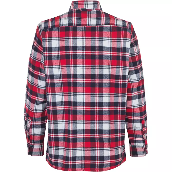 ID Green Leaf flannel shirt, Red, large image number 1