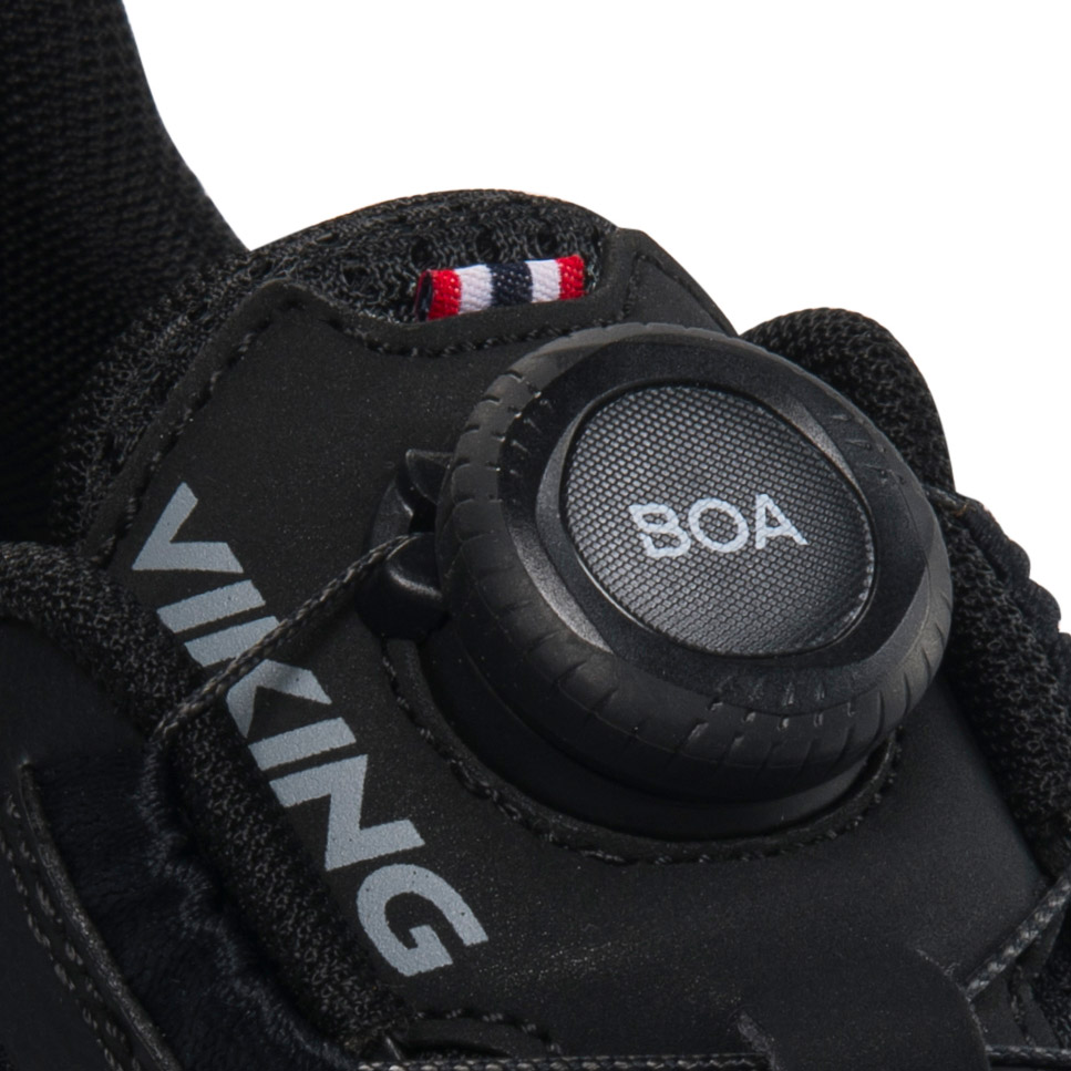 Viking Motion Low BOA sneakers, Black/Charcoal, large image number 2
