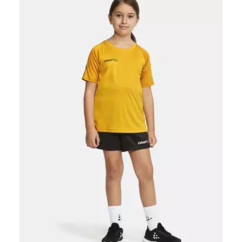 Craft Squad 2.0 Contrast T-shirt til børn, Sweden Yellow-Golden
