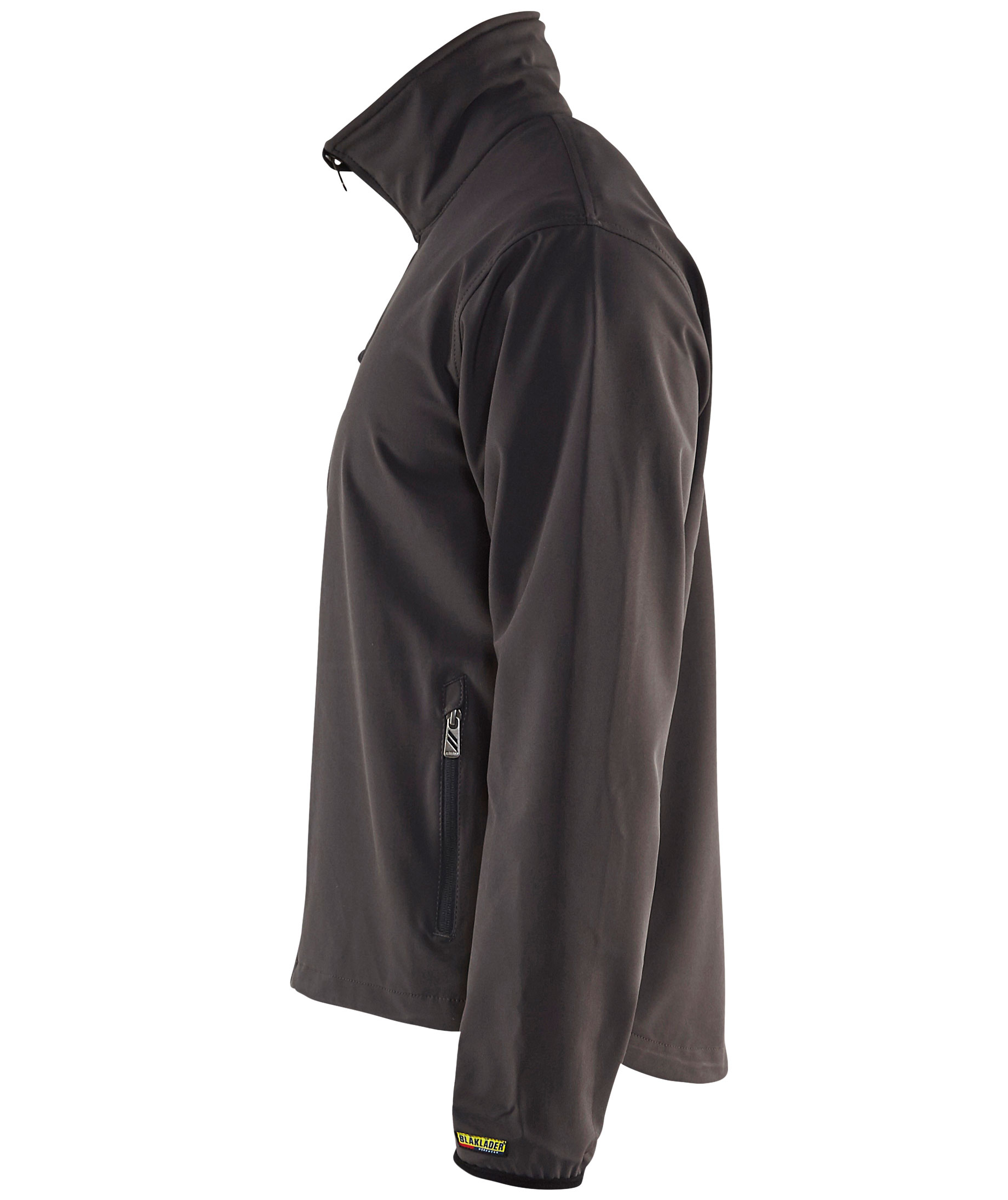 Bl&aring;kl&auml;der light softshell jacket full stretch, Dark Grey/Black, large image number 2