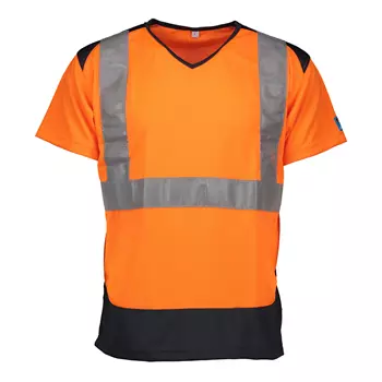 SIOEN Cortic T-Shirt, Hi-vis orange/Grau