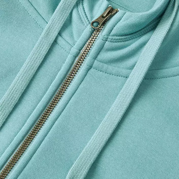 ID Core hoodie med dragkedja, Dusty Aqua, large image number 3
