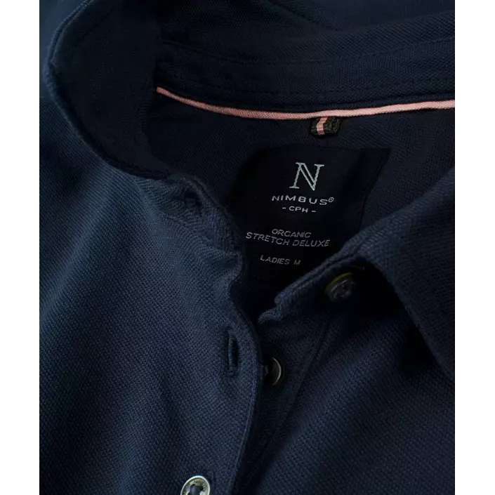Nimbus Carlington long-sleeved women's polo shirt, Navy, large image number 2