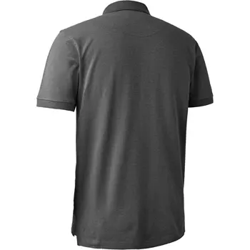 Deerhunter Harris polo shirt, Dark Grey Melange