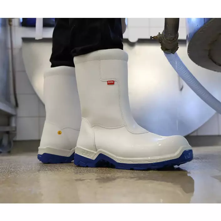 Jalas 1440 clean Sicherheitsstiefel S2, Weiß/Blau, large image number 2