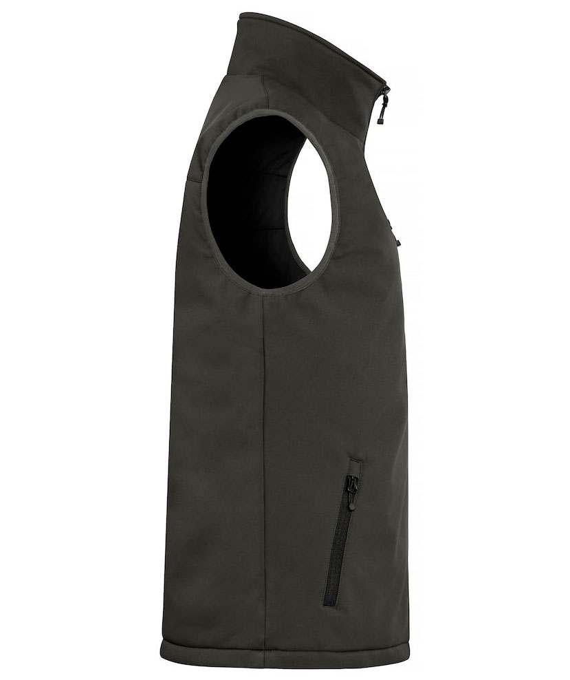 Clique lined softshell vest, Dark Grey, large image number 3