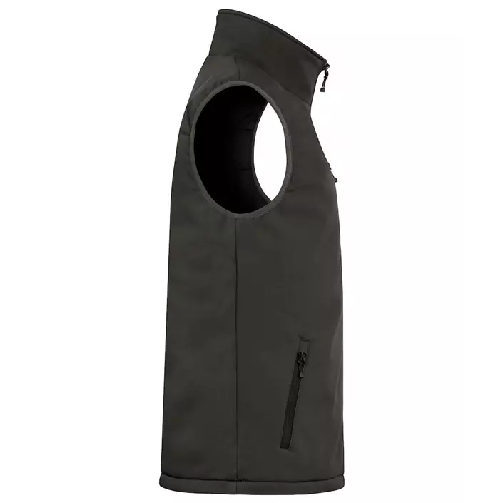 Clique lined softshell vest, Dark Grey, large image number 3
