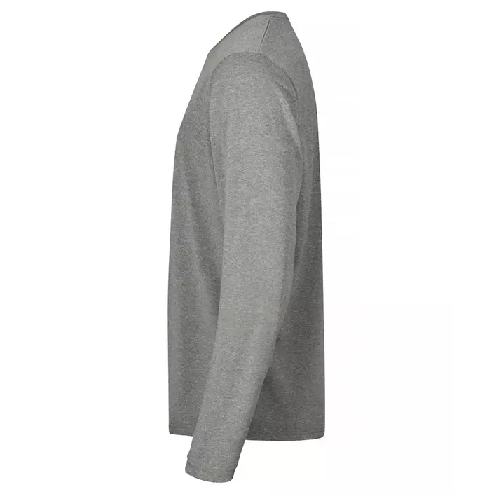 Clique Basic Active-T langermet T-skjorte, Grey melange, large image number 2