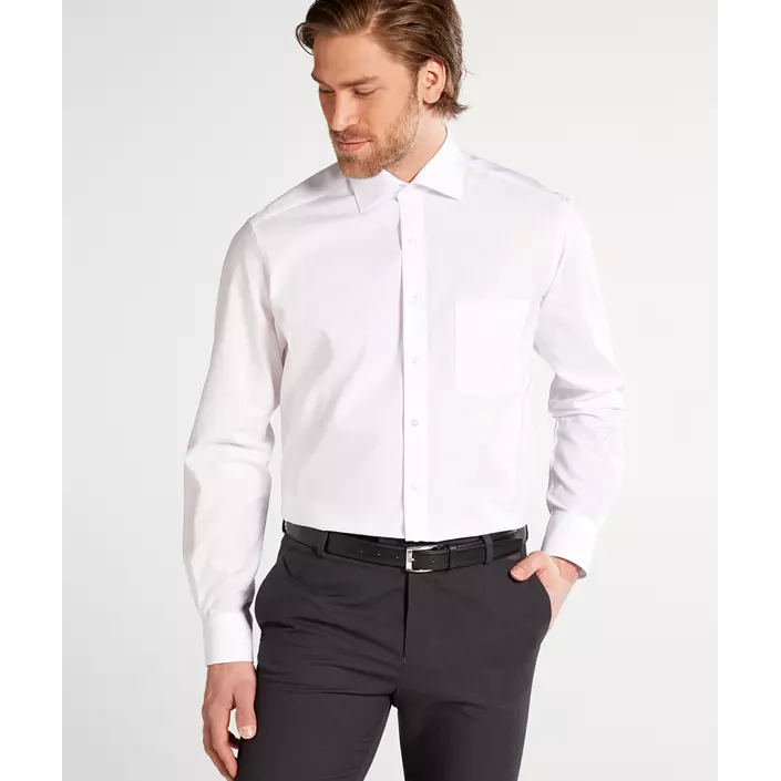 Eterna Uni Modern fit Poplin skjorte, White , large image number 1